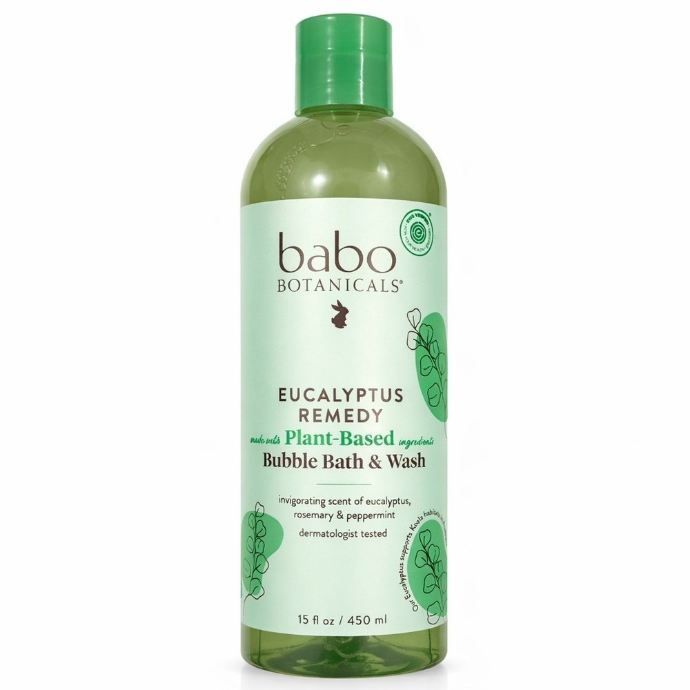 Babo Botanicals - Eucalyptus‎ Remedy (15 oz) - Bubble Bath Wash